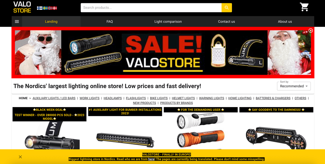 Valostore